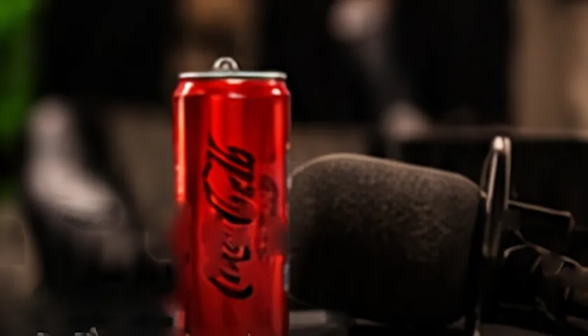 Gravação de podcast Coca-Cola