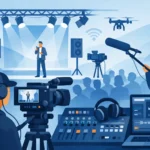 Captação audiovisual para eventos sem falhas