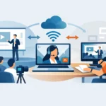 Como transmitir evento híbrido sem falhas