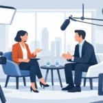 Entrevista em estúdio corporativo: vale a pena?