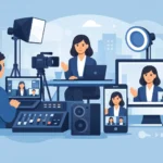 Estrutura técnica para live corporativa