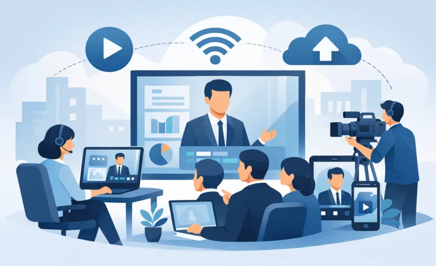 O que é streaming corporativo na prática