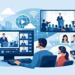 Plataforma para transmissão de evento corporativo