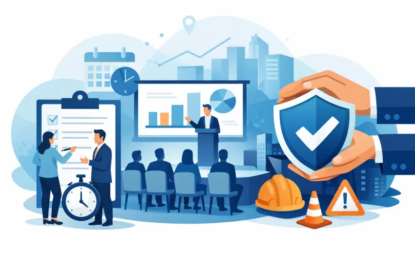 Produção de eventos corporativos sem risco