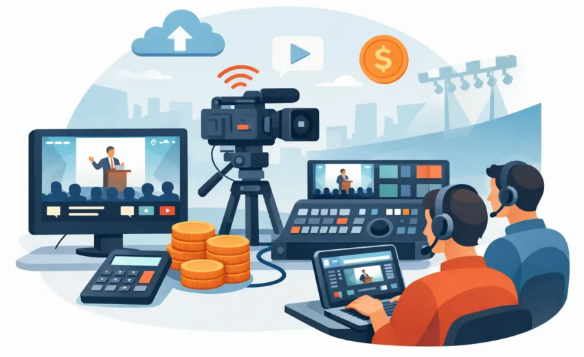 Quanto custa transmitir evento ao vivo?