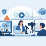 Transmissão ao vivo corporativa sem risco