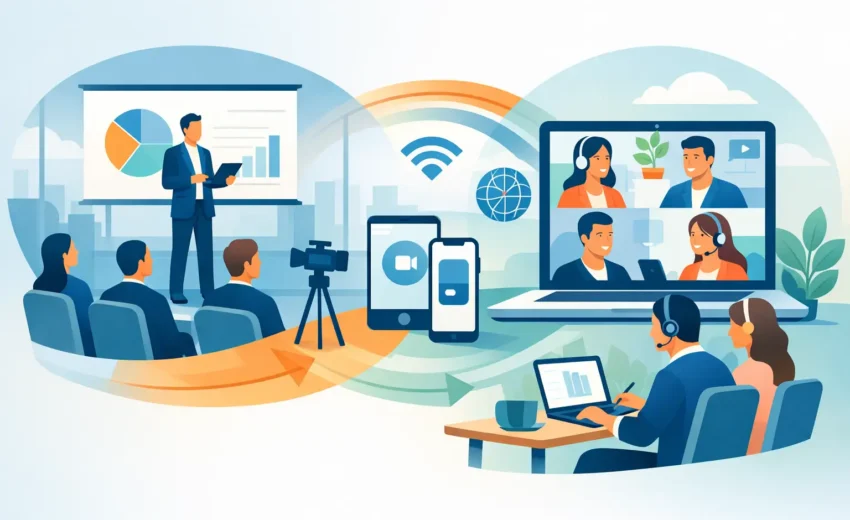 Benefícios do evento híbrido para empresas