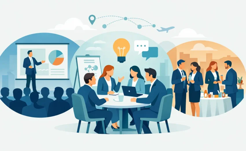 Melhores formatos para eventos corporativos