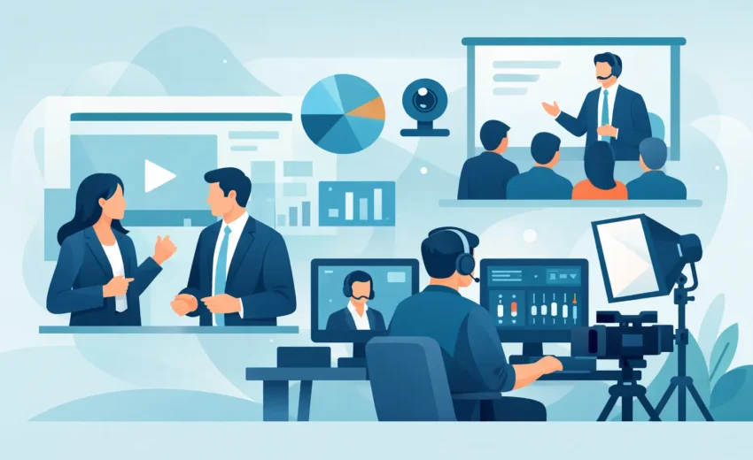 Como escolher produtora para webinar corporativo