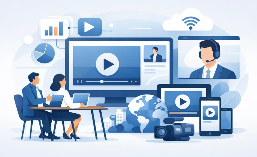 Melhores soluções para streaming corporativo